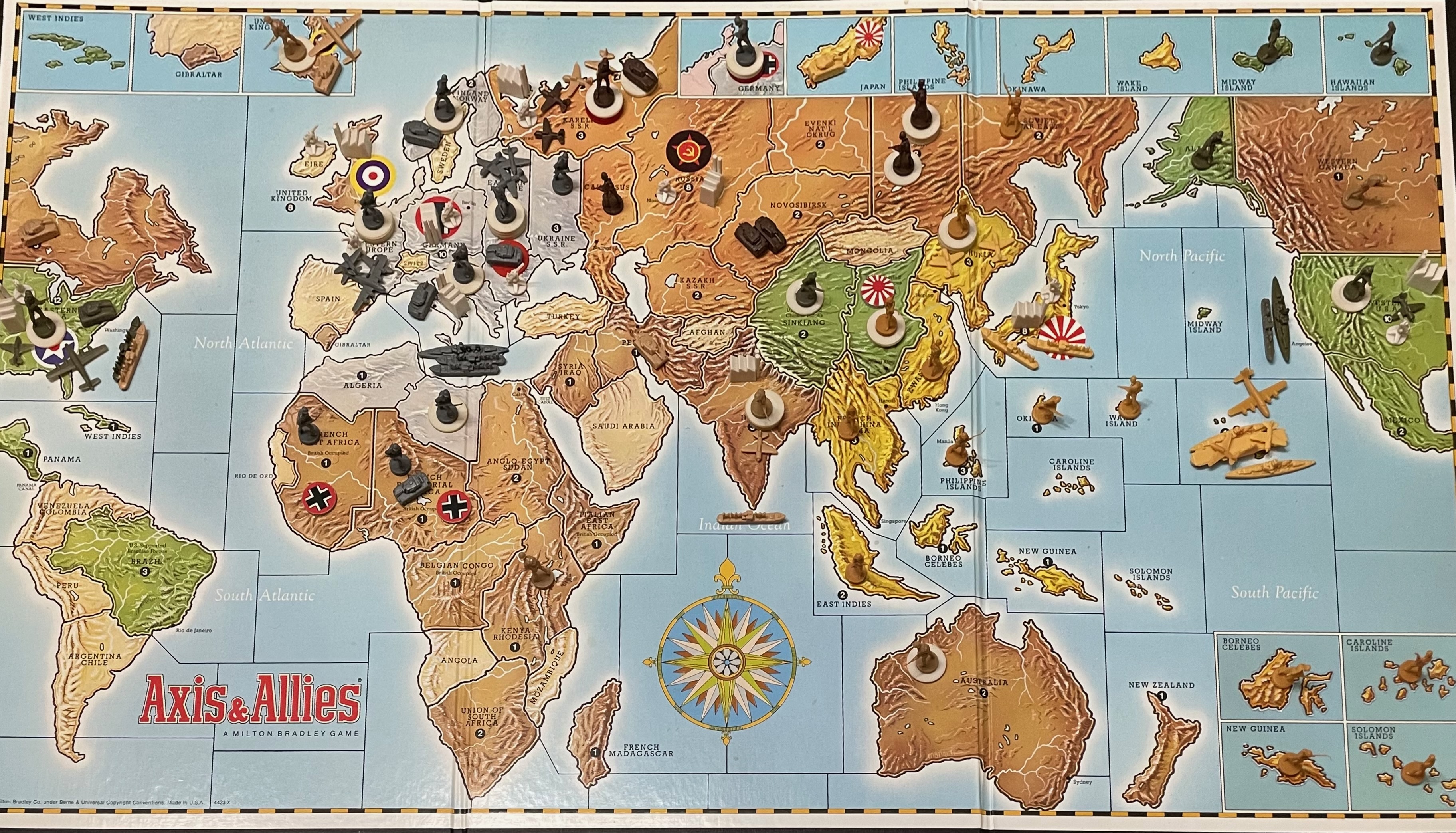 Board After Japan's First Turn