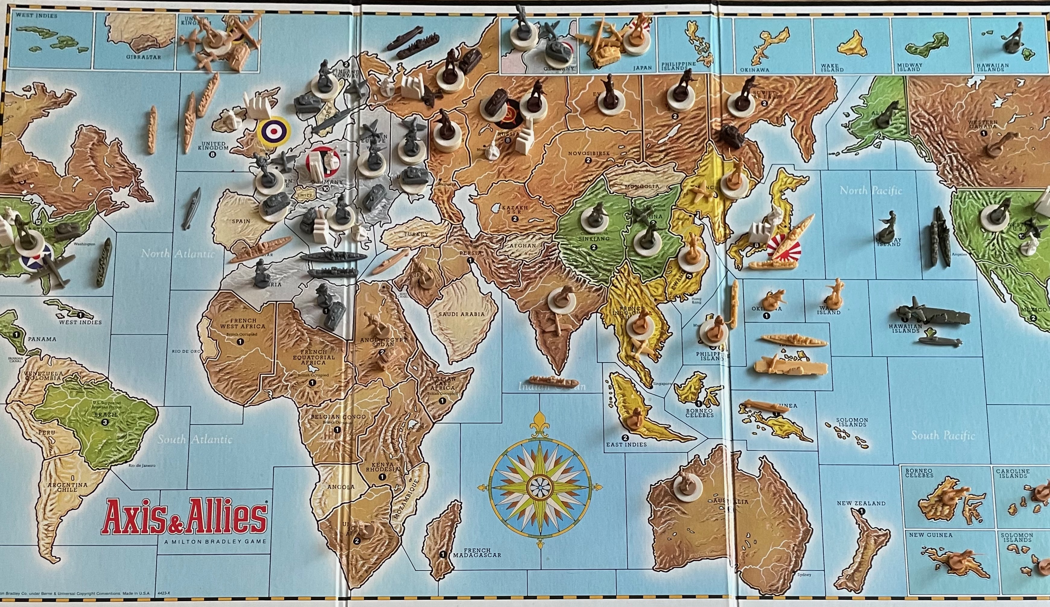 Axis and Allies board